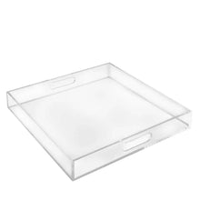 Load image into Gallery viewer, 16&quot; Square Acrylic Serving Tray
