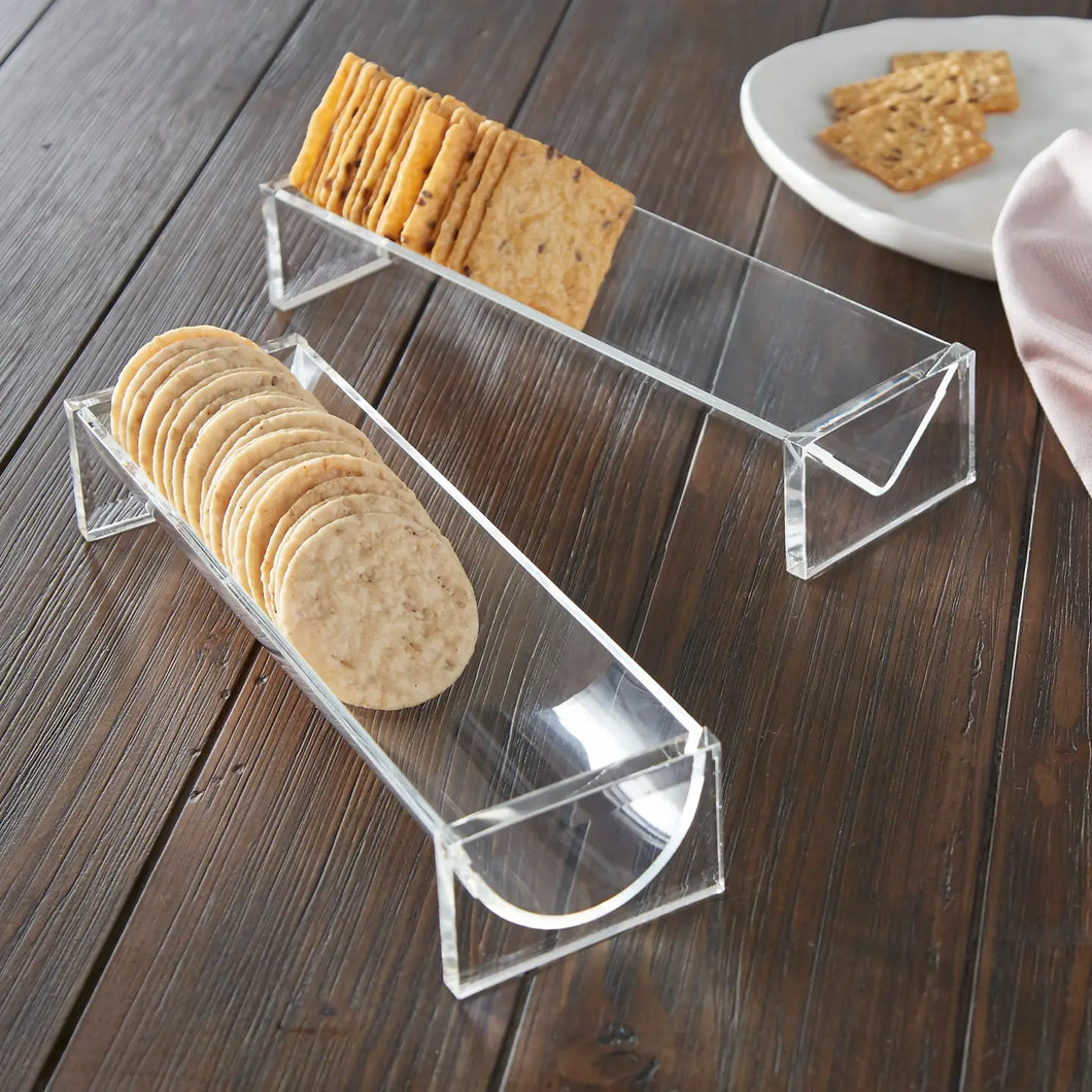 Acrylic Cracker Holder (Set of 2)