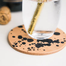 Load image into Gallery viewer, Inked Natural Hide Coasters

