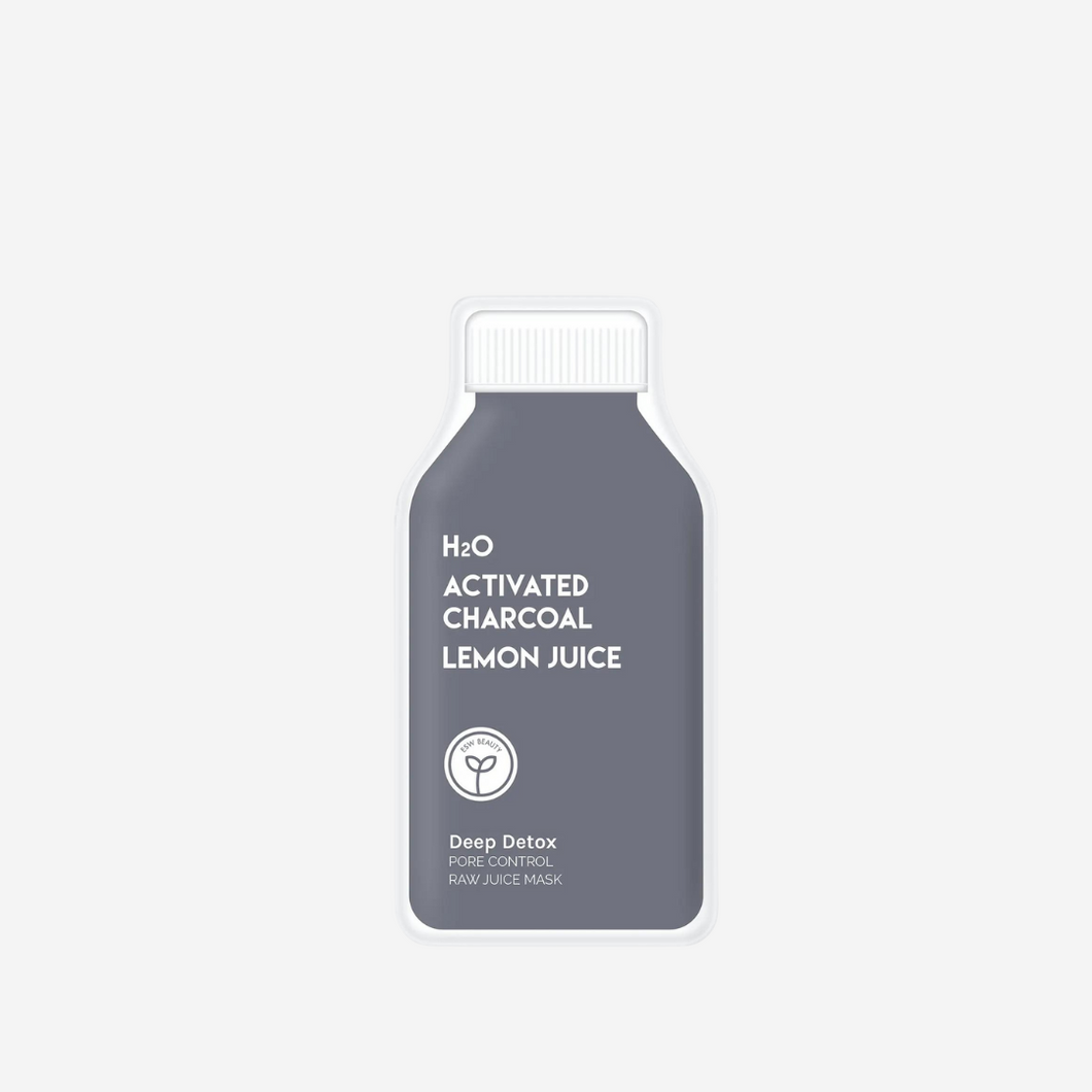 ESW Raw Juice Korean Beauty Sheet Mask - Charcoal Lemon Juice