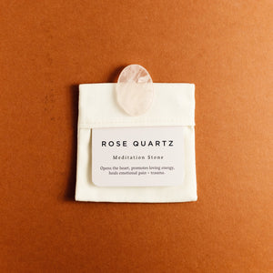 Rose Quartz Meditation Stone