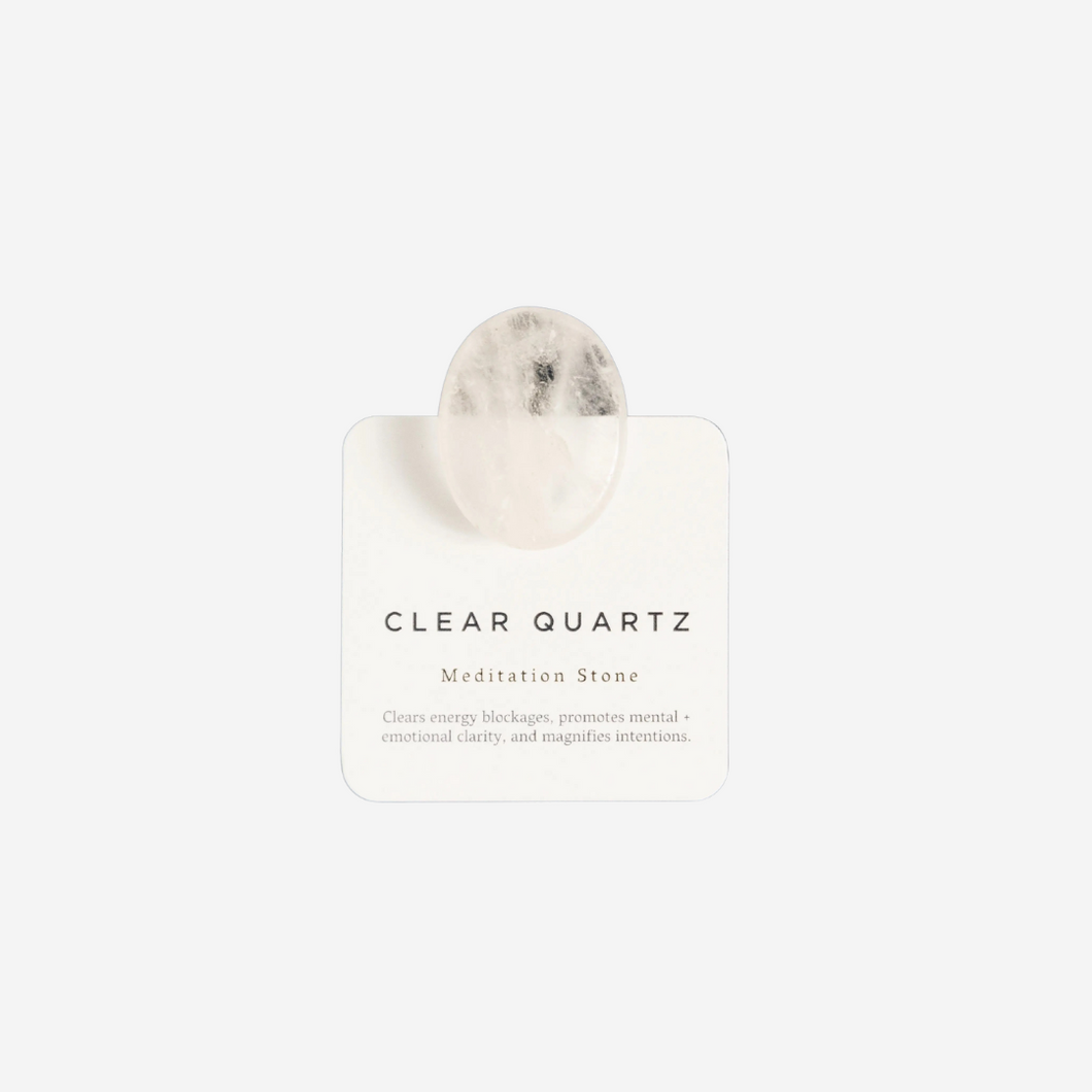Clear Quartz Meditation Stone
