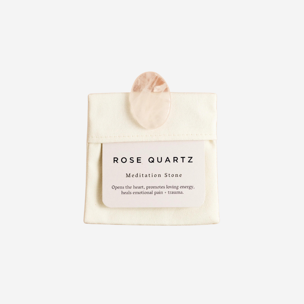 Rose Quartz Meditation Stone
