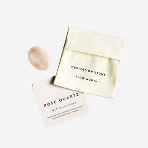 Rose Quartz Meditation Stone