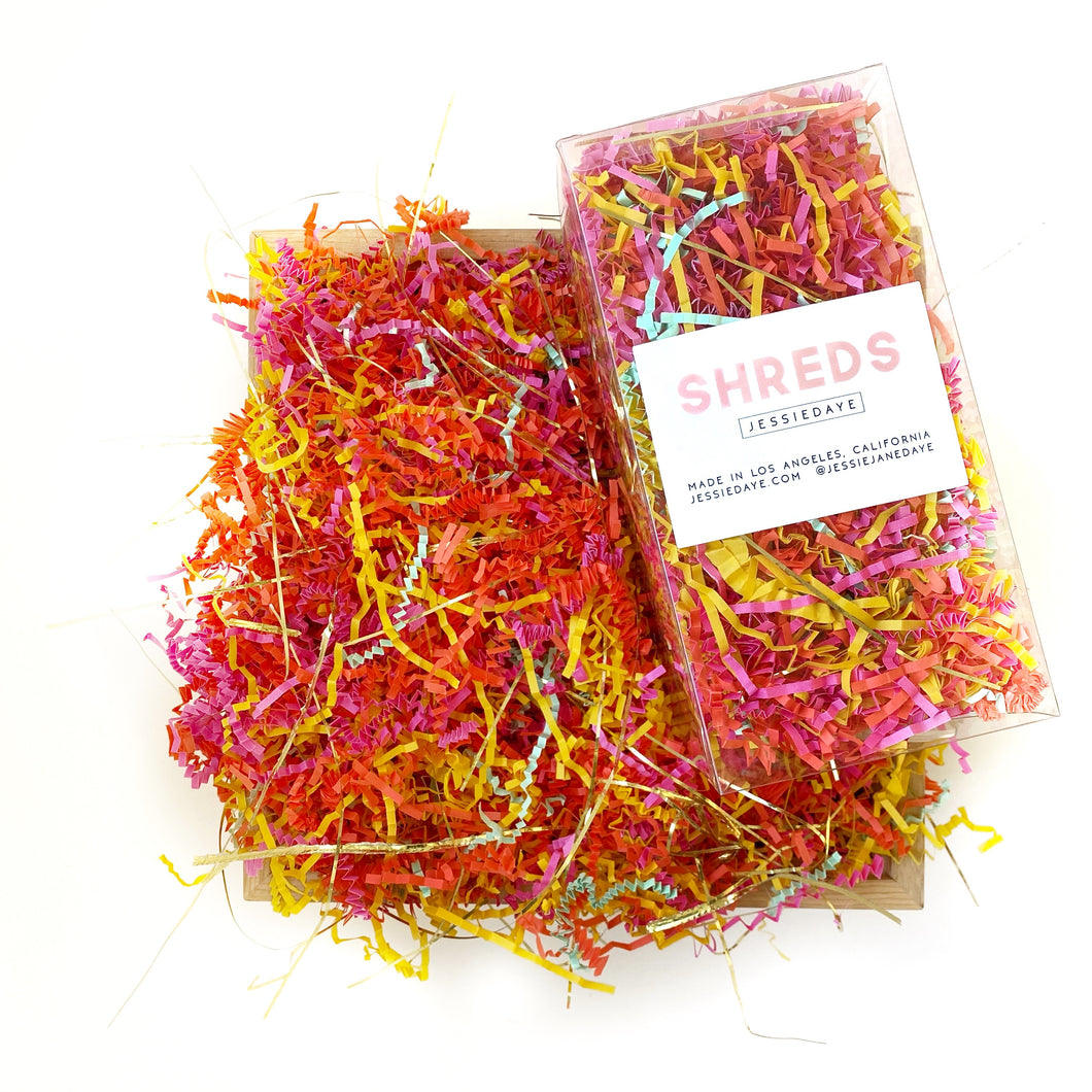 Blended Paper Shred - Hippie Chick